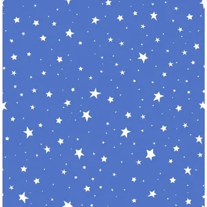 Shimmering Blue Stars In The Dark Sky Wallpaper