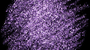 Shine Bright In Purple Glitter Wallpaper