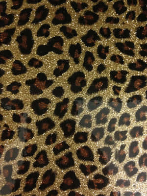 Shine Bright Like A Glitter Leopard Wallpaper