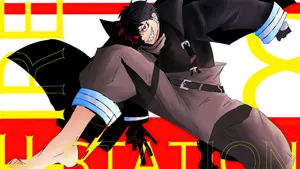 Shinra Kusakabe Dark Bunker Gear Wallpaper