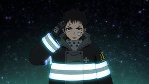 Shinra Kusakabe Is The Protagonist Of Fire Force Wallpaper