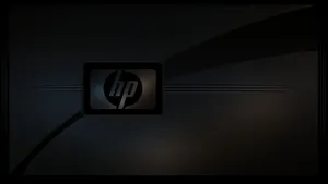 Shiny And Matte Hp Laptop Logo Wallpaper