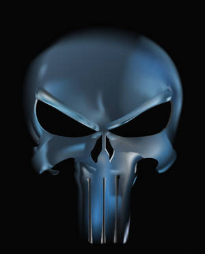 Shiny Punisher Skull Wallpaper