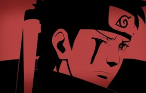 Shisui Uchiha Naruto Black And Red Art Wallpaper