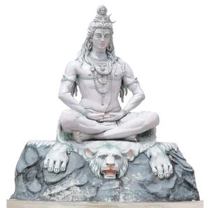 Shiv Shankar Lion Statue Wallpaper