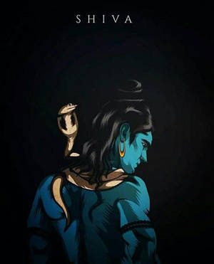 Shiva Iphone Snake On Back Wallpaper