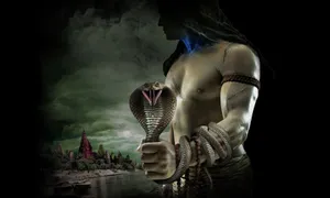 Shiva Of Mahakal With Cobra Hd Wallpaper