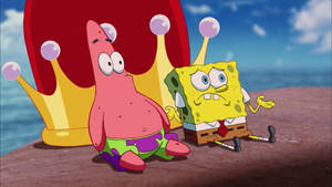 Shocked Funny Patrick And Spongebob Wallpaper