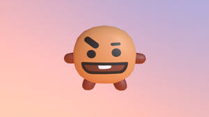 Shooky Bt21 3d Design Wallpaper