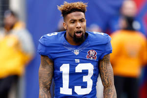 Shouting Odell Beckham Jr Wallpaper