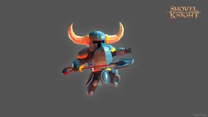 Shovel Knight Digital Sprite Wallpaper