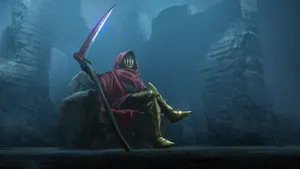 Shovel Knight Specter Knight On Throne Wallpaper