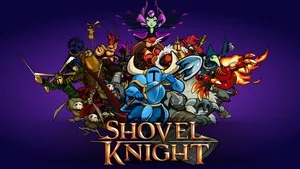 Shovel Knight Video Game Cover Art Wallpaper