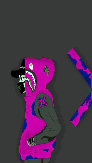 Show Off Your Trendy Style With This Bape Iphone Wallpaper