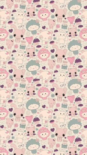 Show Some Love With This Kawaii Valentine Design Wallpaper