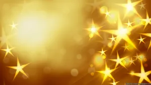 Show Your Achievements With Some Golden Stars Wallpaper