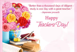 Show Your Appreciation For Teachers With This Sweet Image Wallpaper