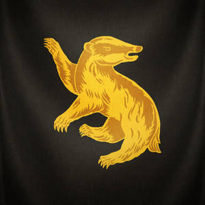 Show Your Hogwarts House Pride With The Hufflepuff Badger Flag! Wallpaper