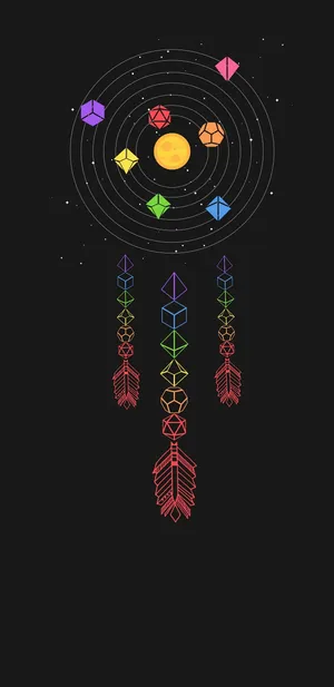 Show Your Love For Dungeons And Dragons With A Phone Cover Wallpaper