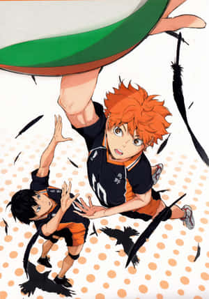 Show Your Love For Haikyuu With This Exclusive Iphone Wallpaper Wallpaper