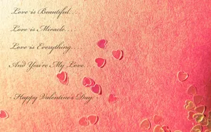 Show Your Love With A Cute Valentine's Day Card. Wallpaper