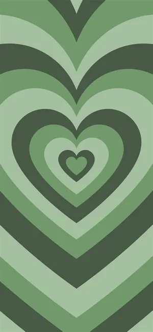 Show Your Love With Mint Green Hearts Wallpaper