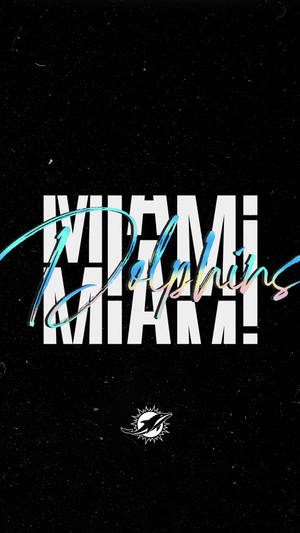 Show Your Miami Dolphins Fandom With This Iphone Wallpaper! Wallpaper