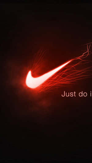 Show Your Passion With Red Nike Sneakers Wallpaper