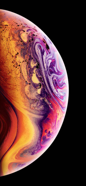 Showcase Your Style With The Iphone X And Xs Max Wallpaper