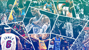 Showcasing Some Of The Greatest Nba Superstars Of This Generation Wallpaper