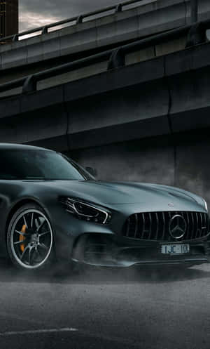 Showcasing The Mercedes Benz Iphone Wallpaper