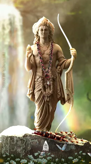 Shree Ram Waterfall Wallpaper