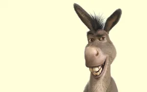 Shrek 4k Donkey Solo Character Poster Wallpaper