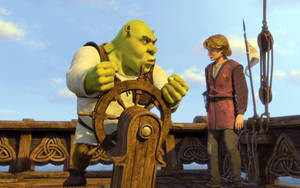 Shrek The Third Talking To Artie Wallpaper