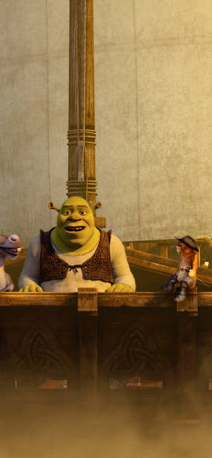 Shrek The Third With Mouth Open Wallpaper