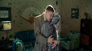 Shutter Island Teddy Daniels Hugging Dead Wife Delusion Wallpaper