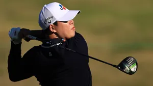 Si Woo Kim Post-golf Swing Wallpaper