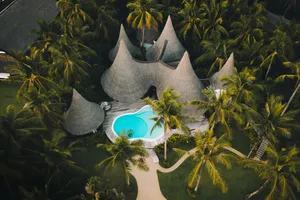 Siargao Island Nay Palad Aerial Wallpaper