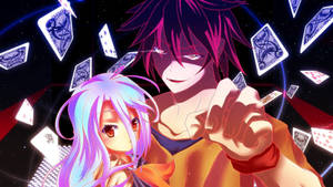 Siblings Sora And Shiro Are Ready For Any Challenge That Comes Their Way. Wallpaper