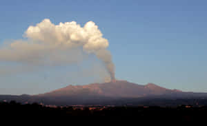 Sicily Mount Etna Volcano Wallpaper