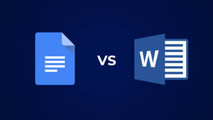 Side-by-side Comparison Of Google Docs And Microsoft Word Wallpaper