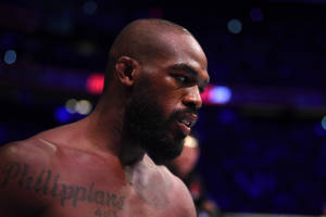 Side View Shot Of Jon Jones Wallpaper