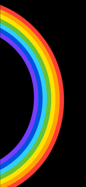 Sideways Aesthetic Rainbow Mobile Wallpaper