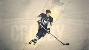 Sidney Crosby In A Hockey Field Wallpaper