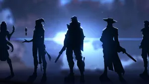 Silhouette Of Agents Valorant Desktop Wallpaper