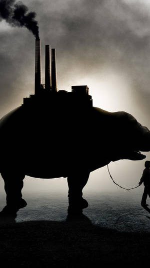 Silhouette Of Okja Wallpaper