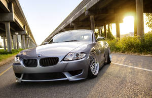 Silver Bmw Z4 Bumper Wallpaper