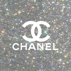 Silver Chanel Logo Wallpaper