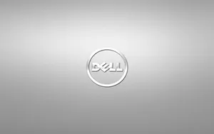 Silver Dell Hd Logo Wallpaper