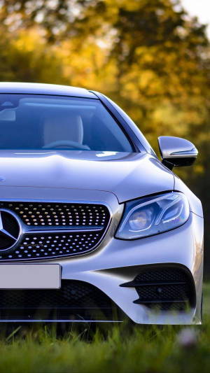 Silver E-class Mercedes Benz Car Wallpaper